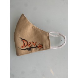 HAND PAINTED 100% COTTON FACE MASK