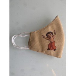 HAND PAINTED 100% COTTON FACE MASK HAND PAINTED 100% COTTON FACE MASK